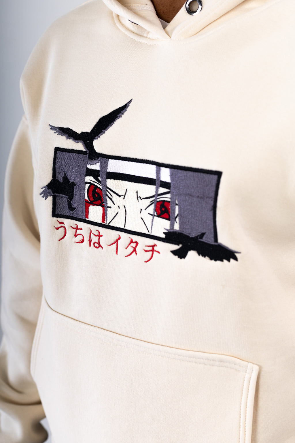Madara Uchiha Embroidered Hoodie