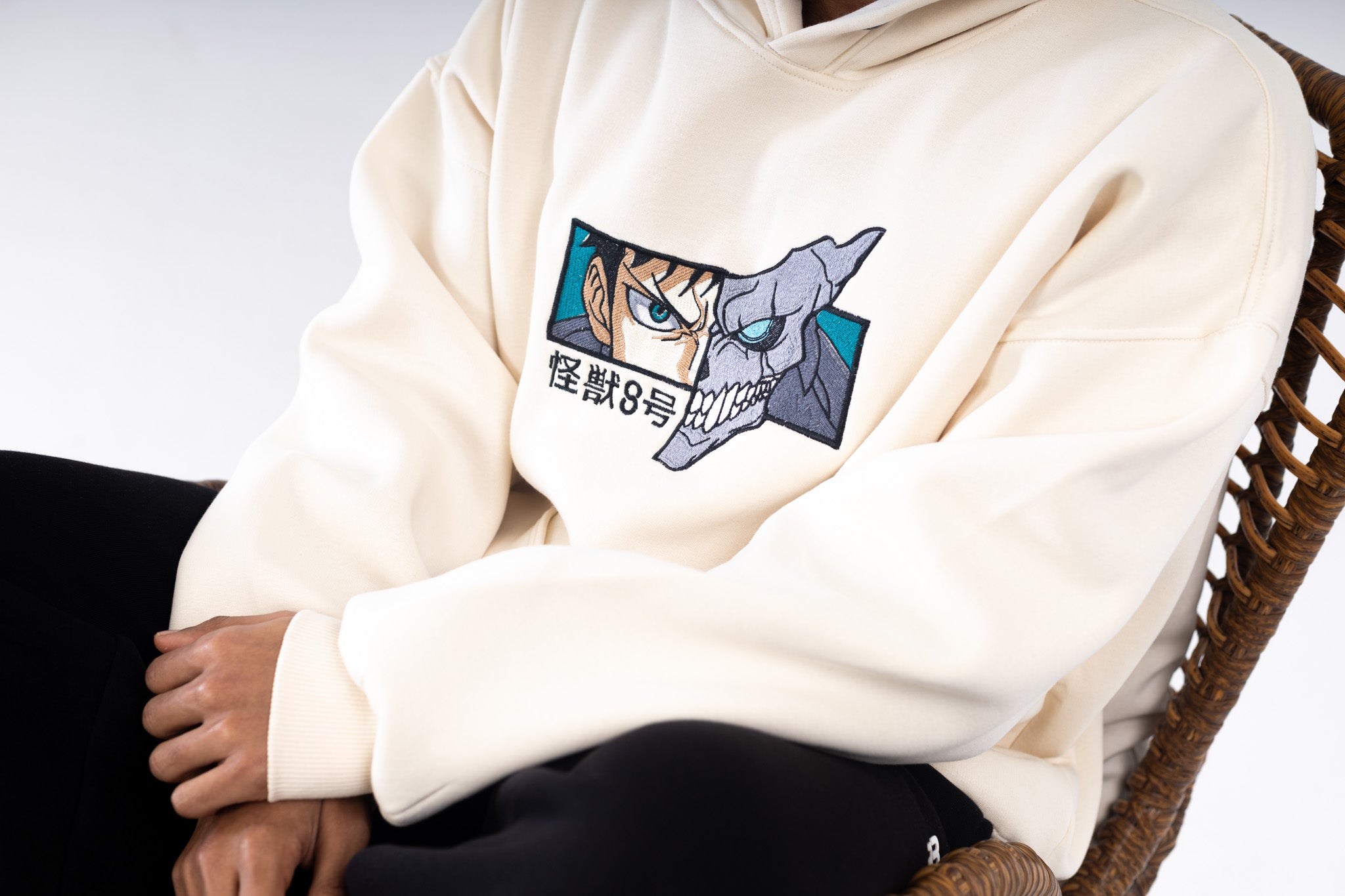 Kaiju No 8 Embroidered Hoodie