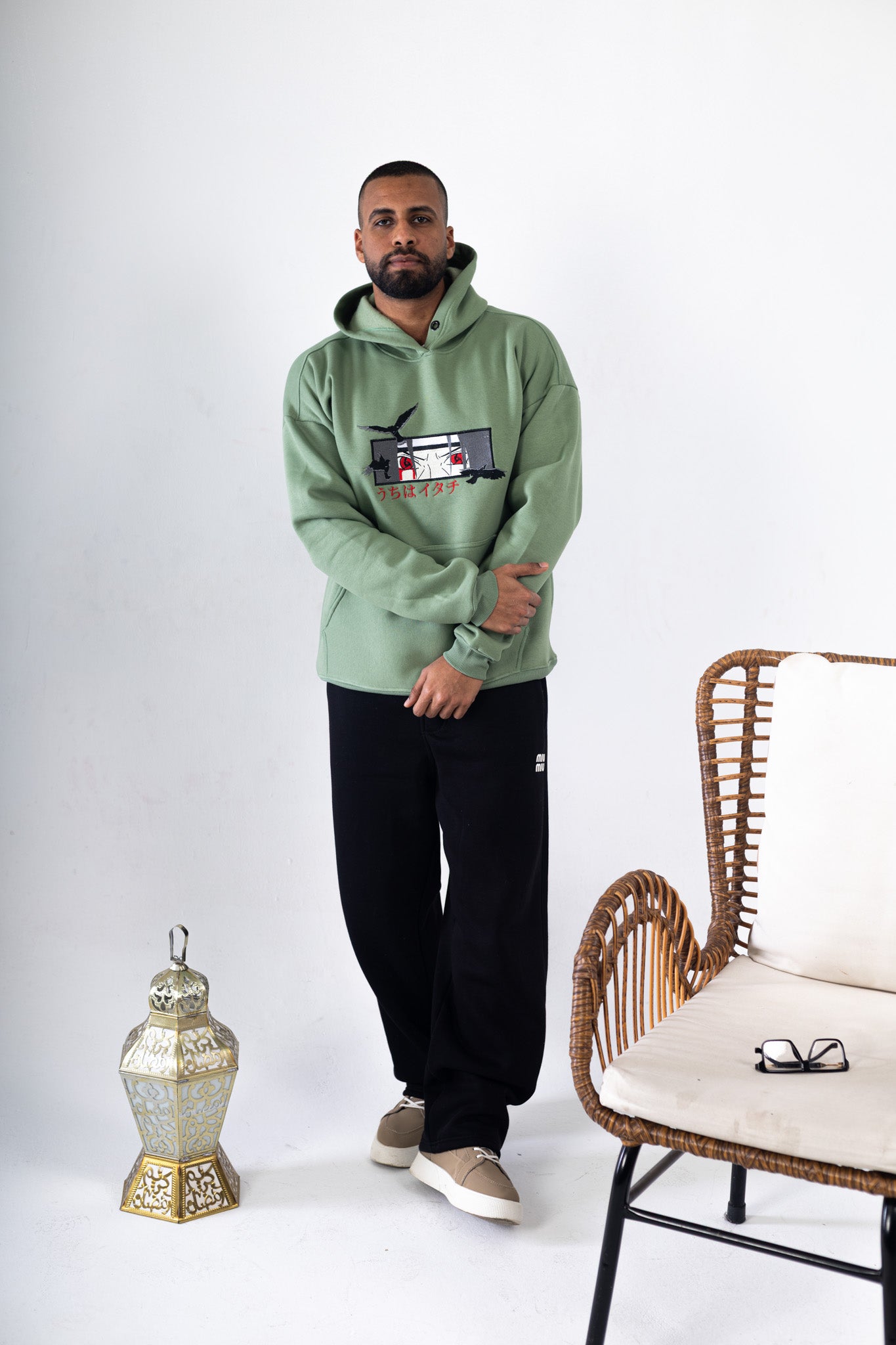 Madara Uchiha Embroidered Hoodie