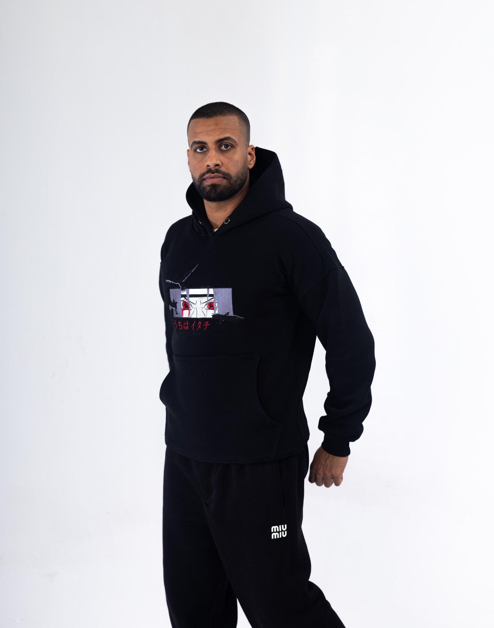 Madara Uchiha Embroidered Hoodie