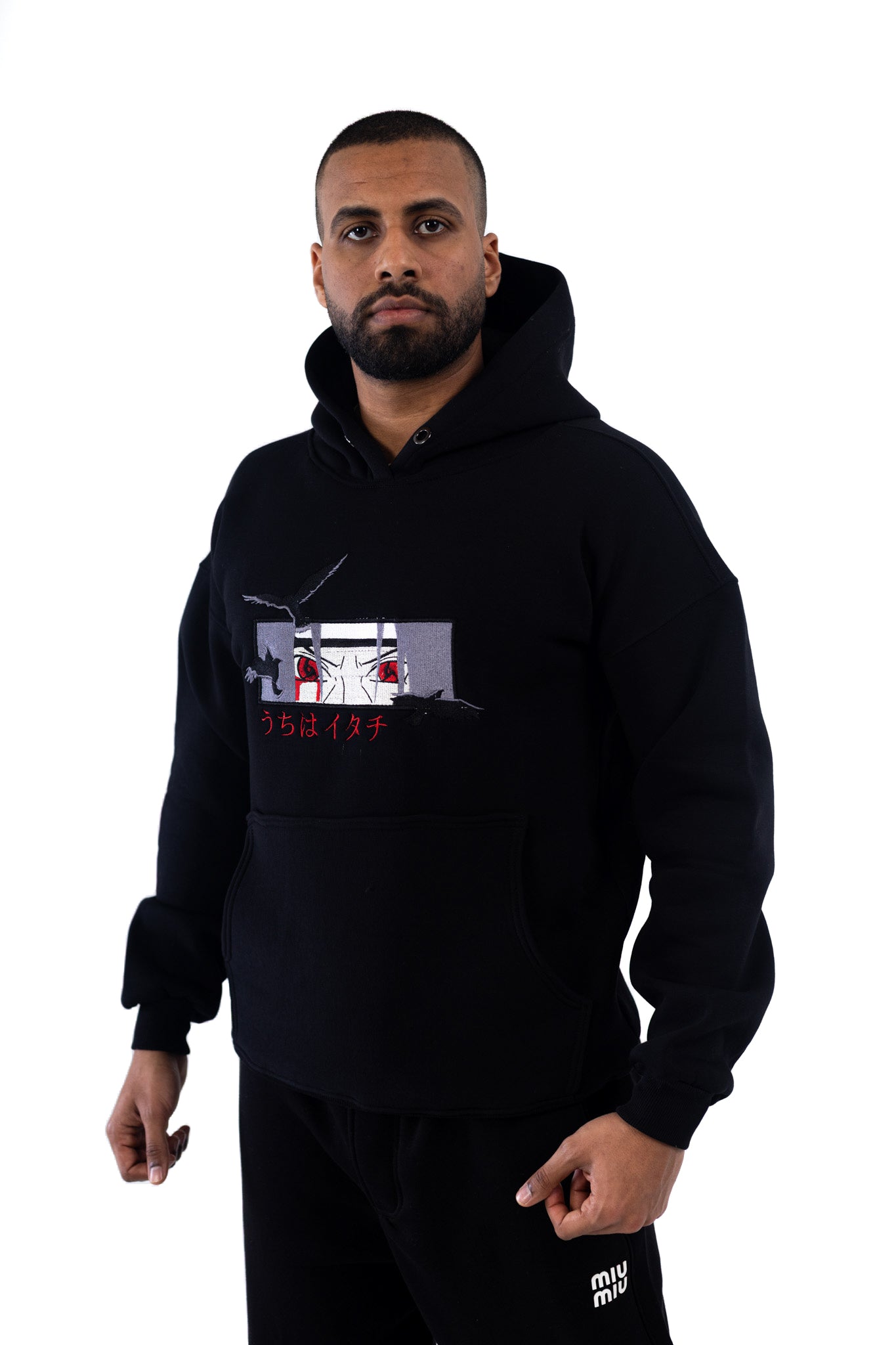 Madara Uchiha Embroidered Hoodie