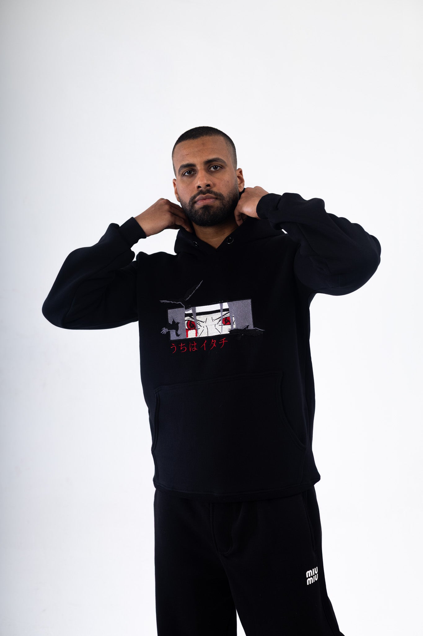 Madara Uchiha Embroidered Hoodie