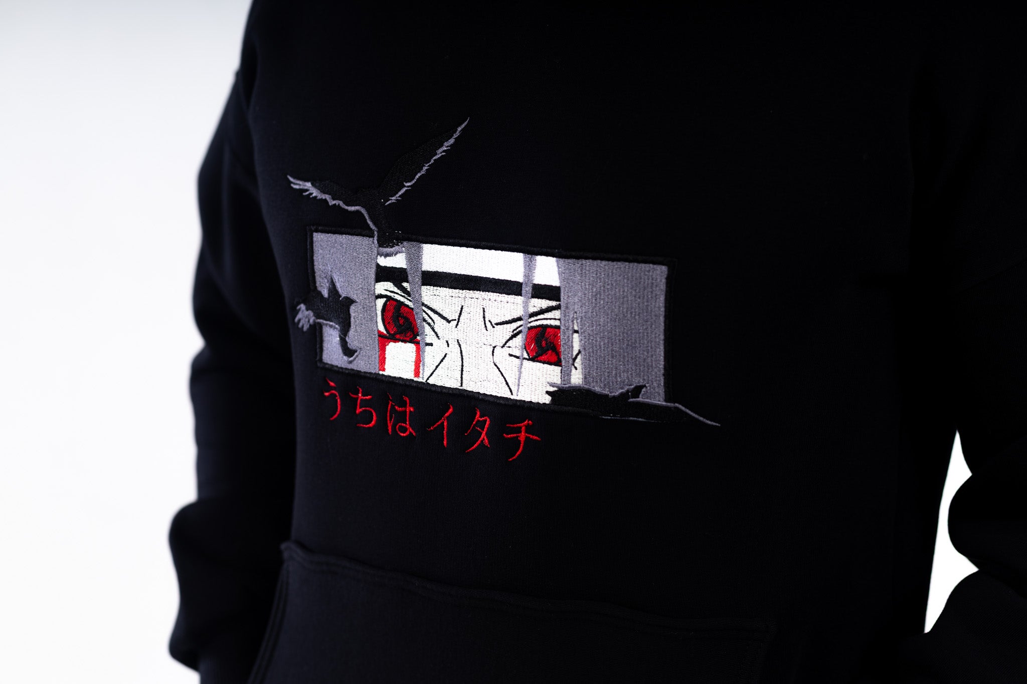 Madara Uchiha Embroidered Hoodie