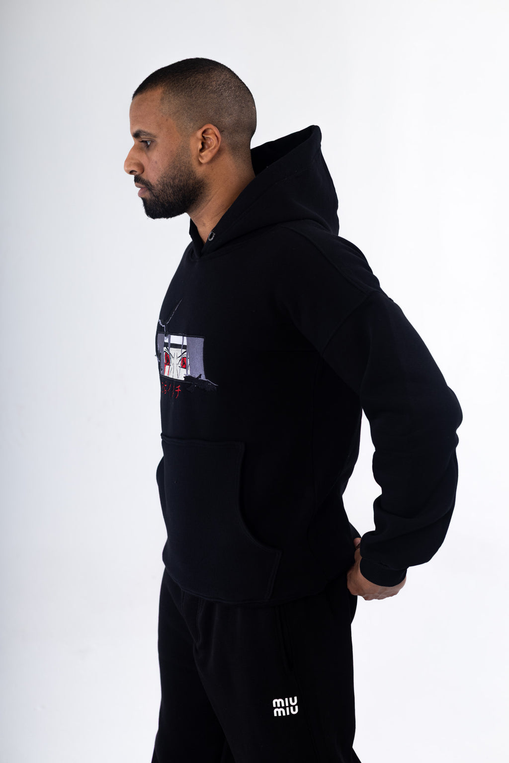 Madara Uchiha Embroidered Hoodie