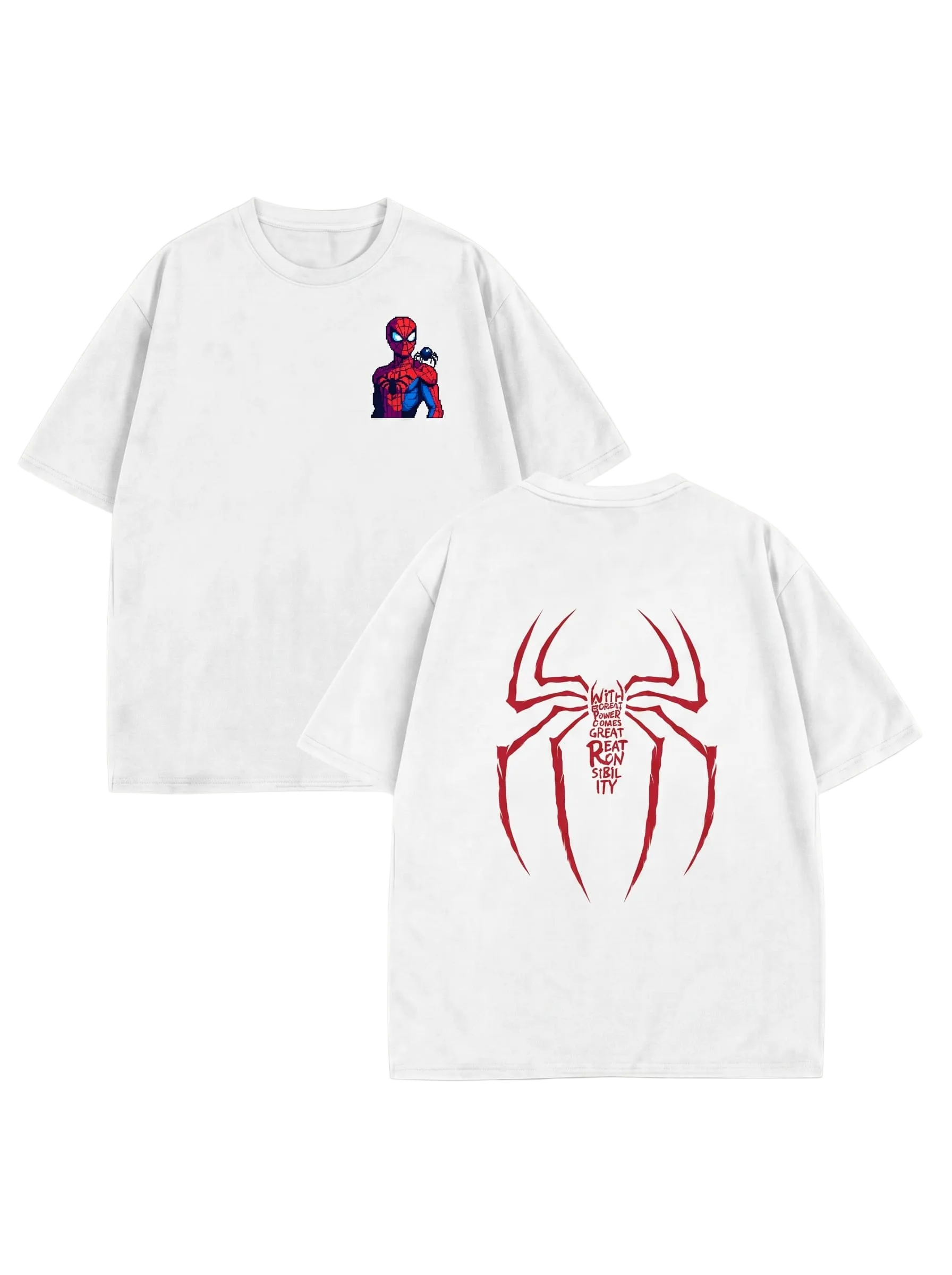 Spider-man pixel T-shirt